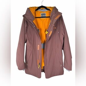 OROS Orion Parka in Java Brown Heather